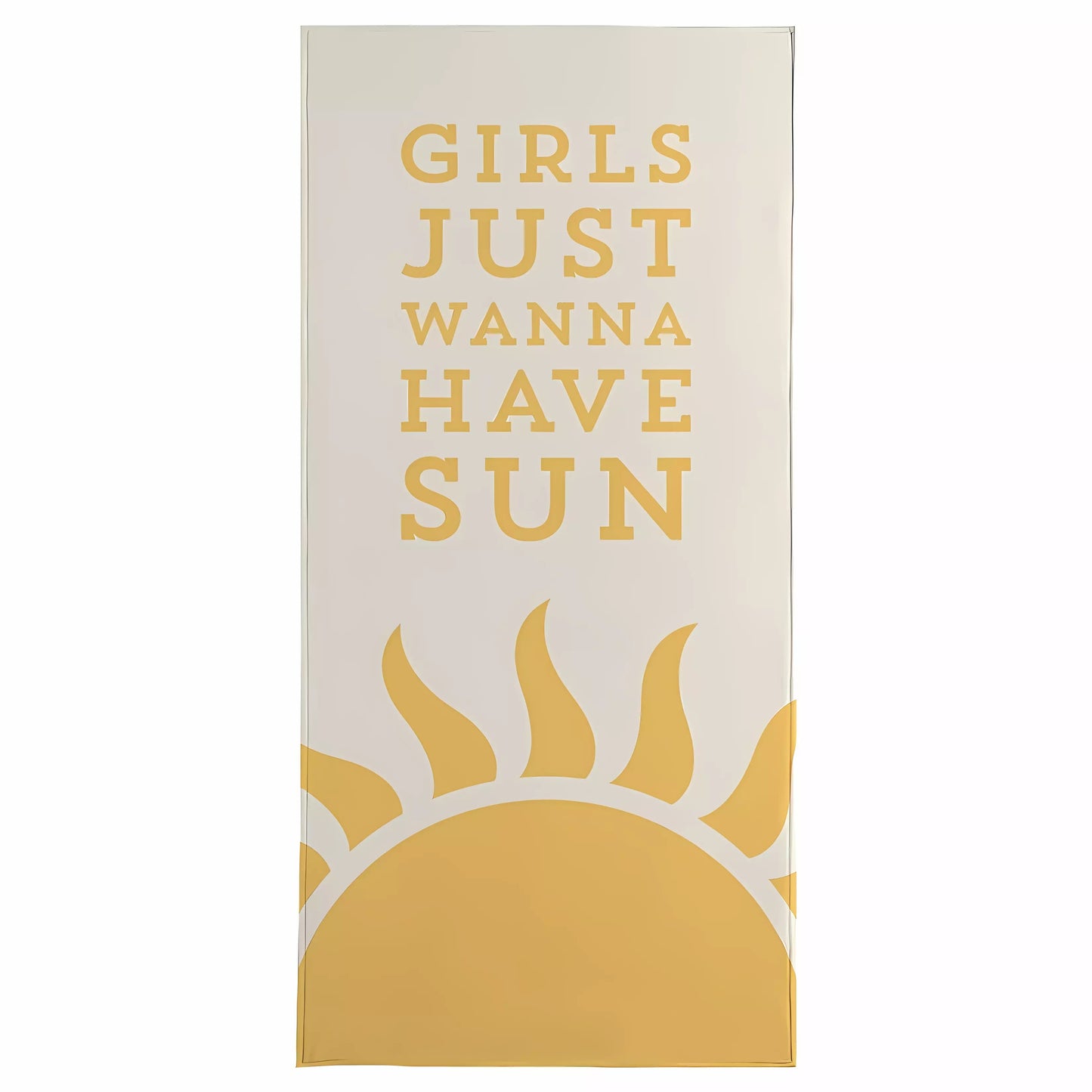 Personlig Handduk - Vi vill bara ha sol!
