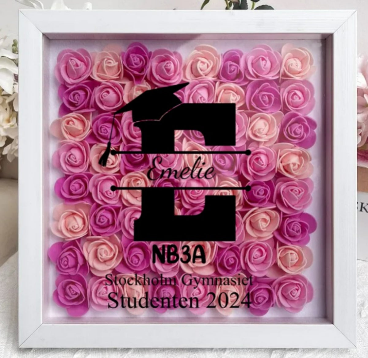 Personlig Blomlåda - Bokstav