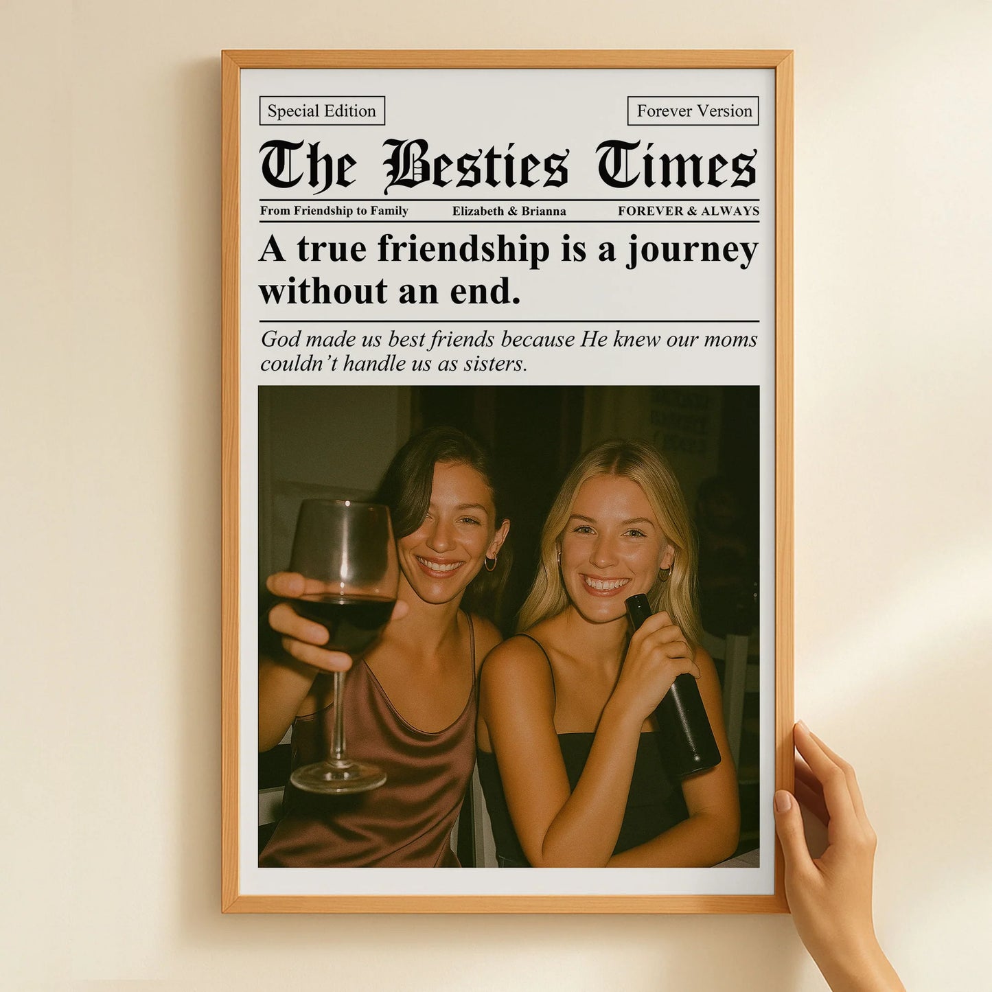 Personlig fotoposter - Tidningen The BFF Times