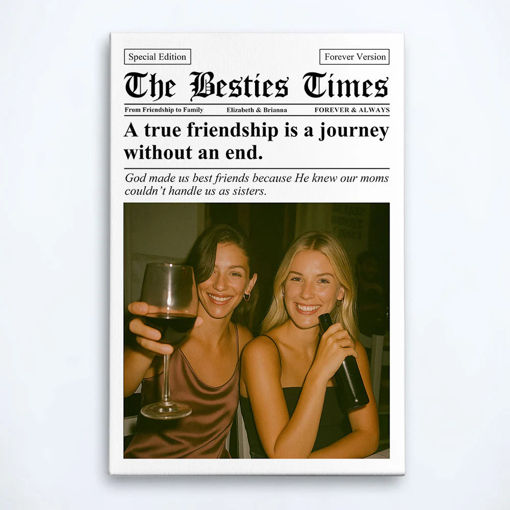Personlig fotoposter - Tidningen The BFF Times