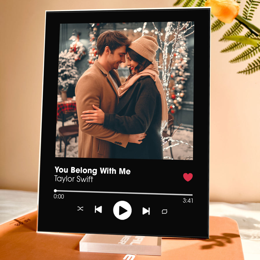 Personalisiertes Acrylschild â Individueller Lieblingssong