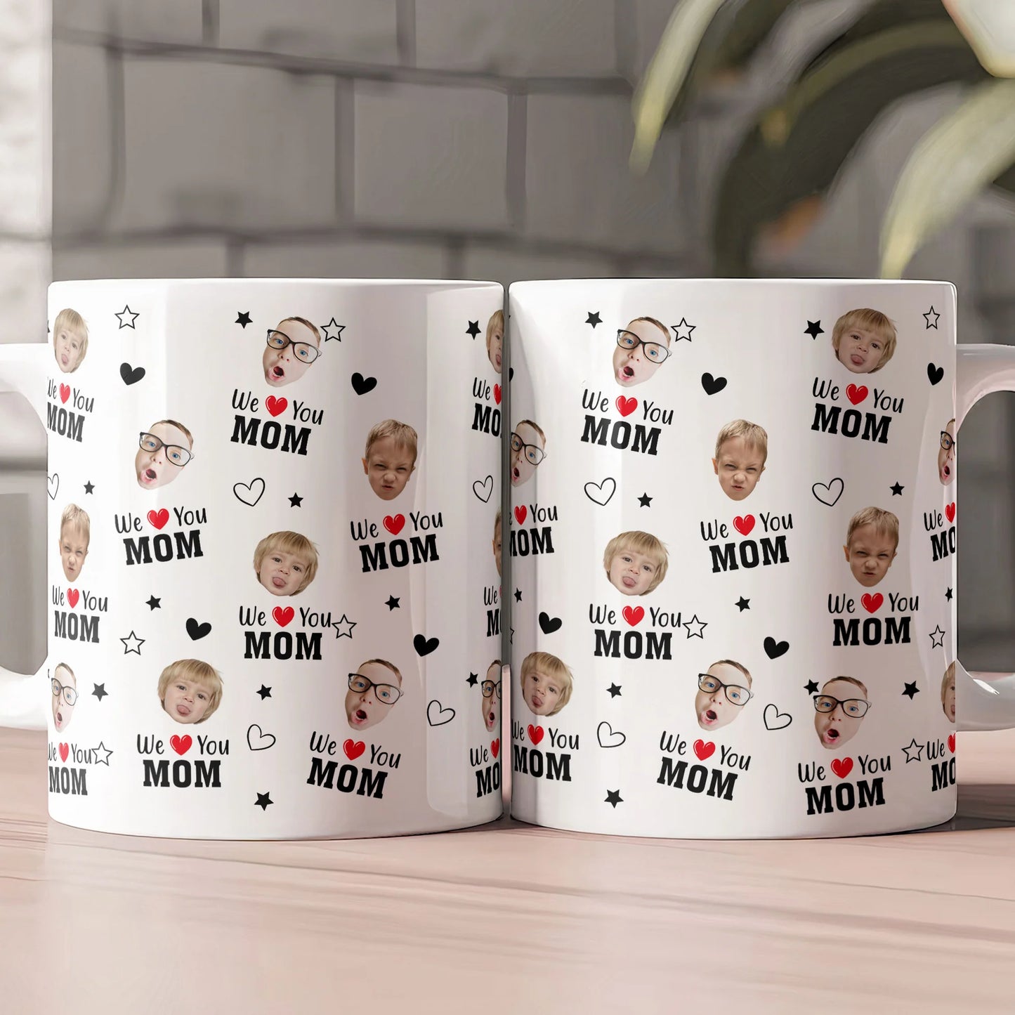 Personlig Mugg - Barnansikten