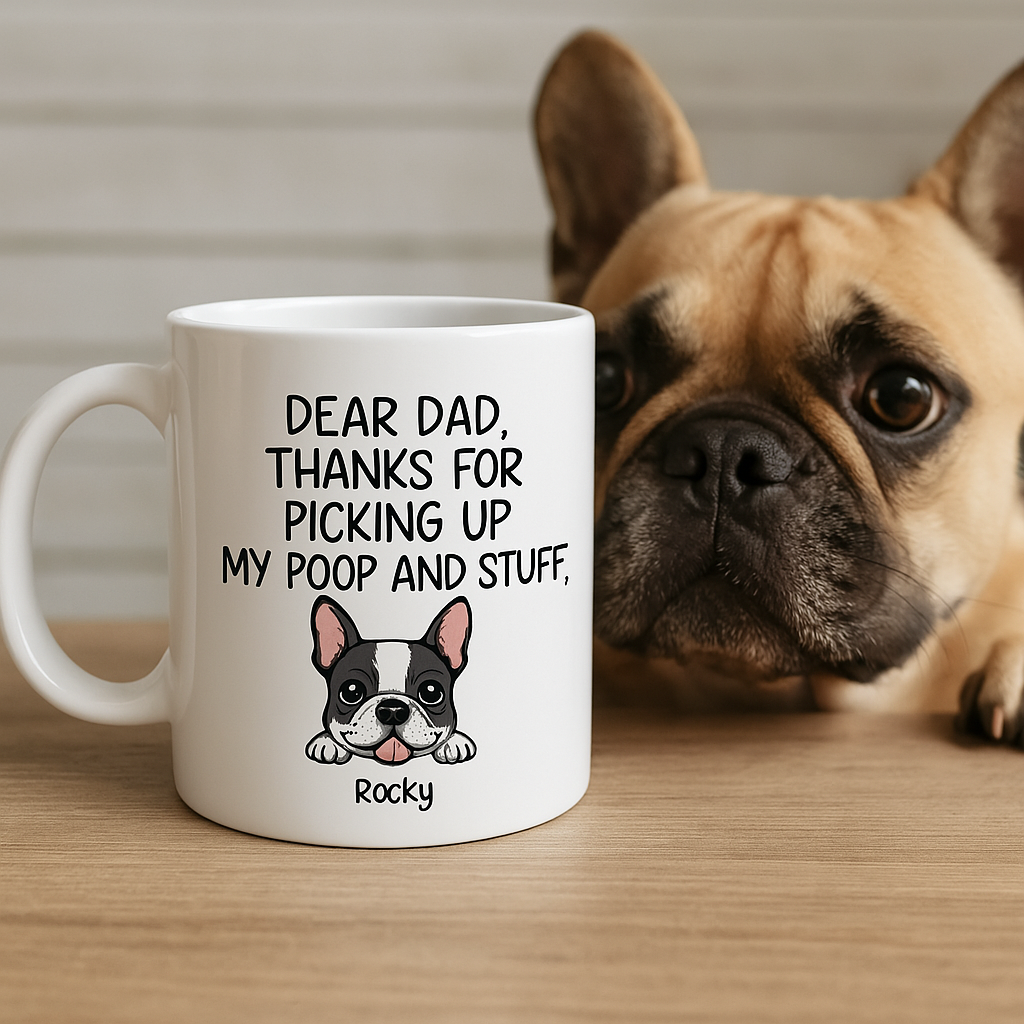 Personlig Mugg - Hundpappa