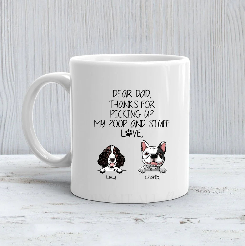 Personlig Mugg - Hundpappa
