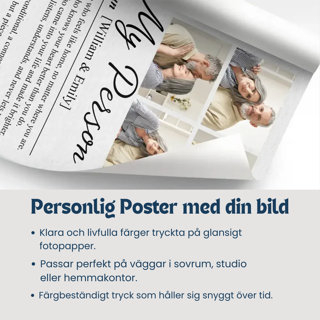 Personlig fotoposter - Parfoto