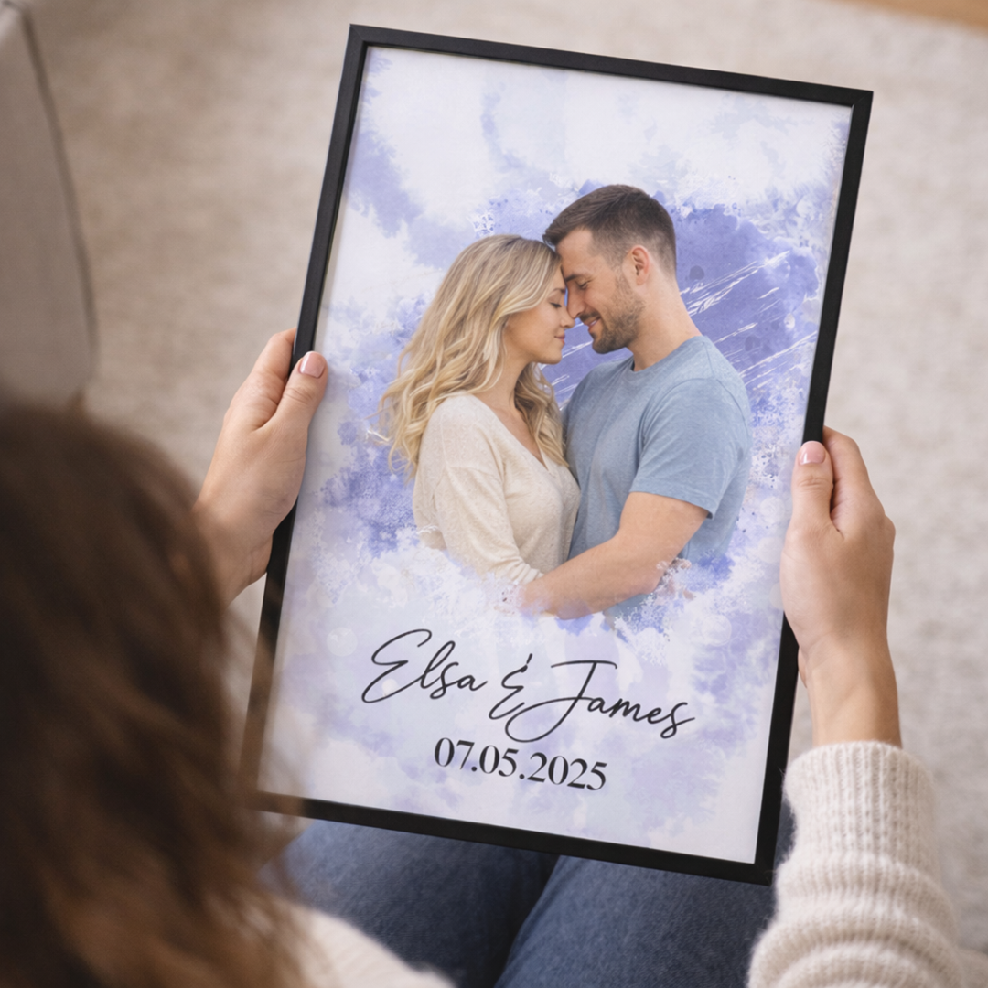 Personlig fotoposter - Du & Jag