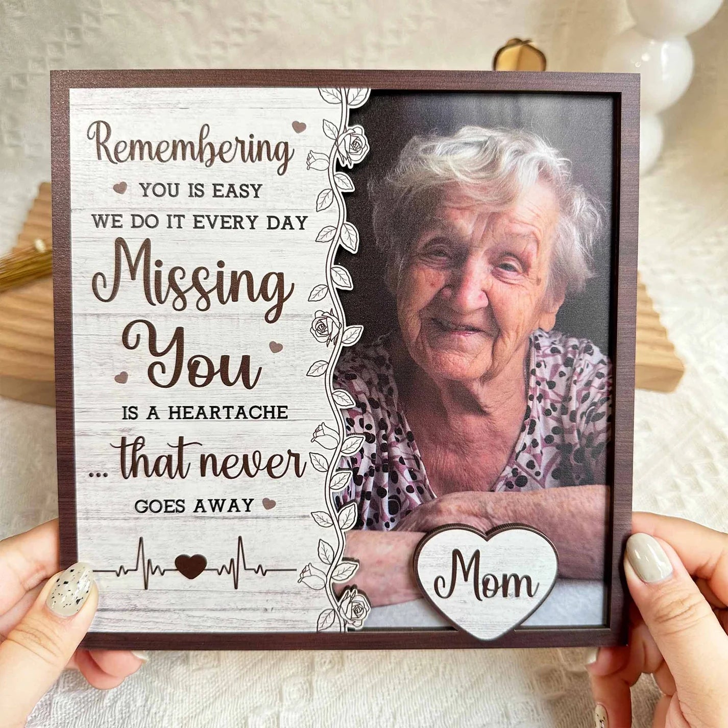 Personlig Trätavla med Foto