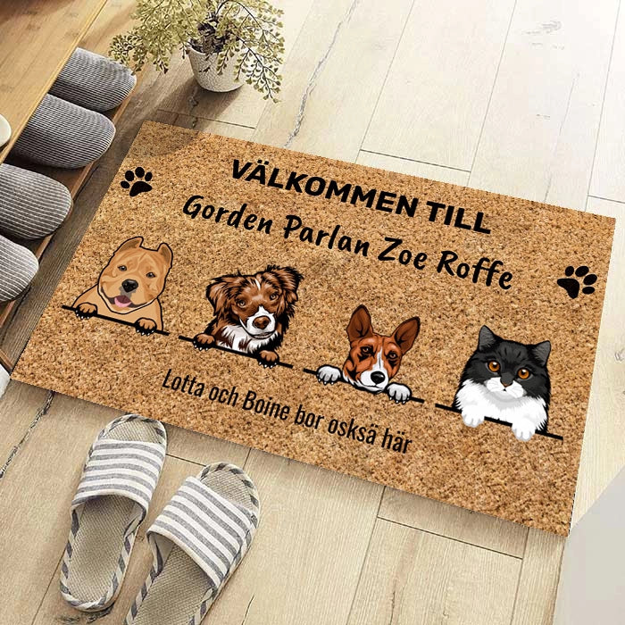 Skräddarsydd Husdjurs-Dörrmatta
