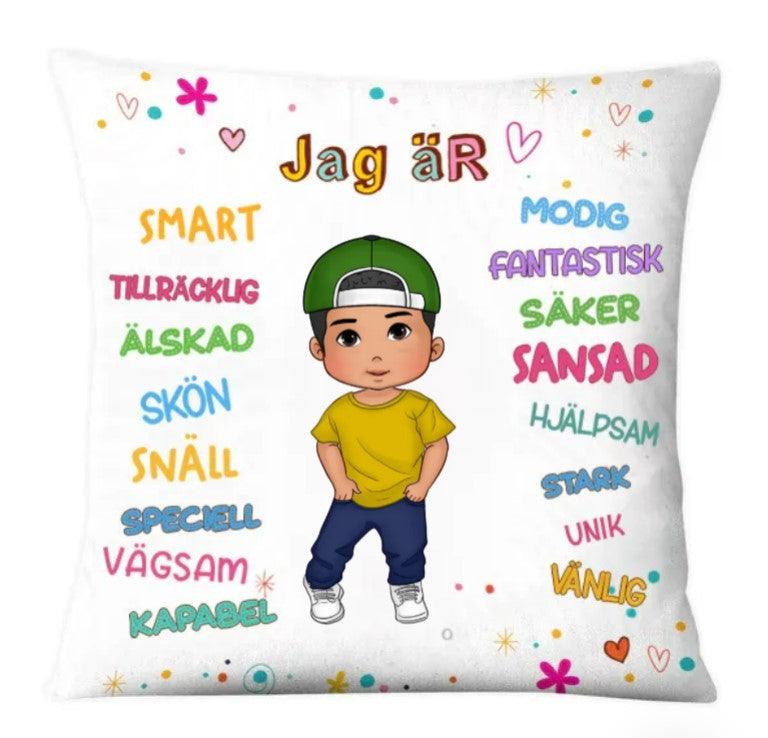Personalisierter Kissenbezug – Affirmations-Kissen