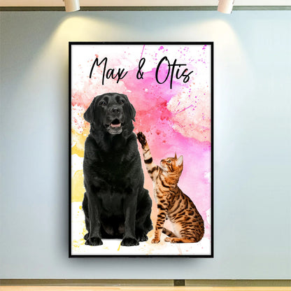 Personalisiertes Haustierposter