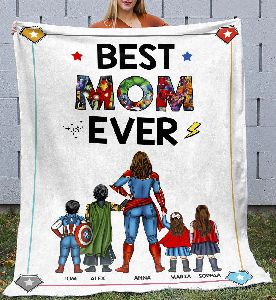 Personalisierte Decke – Die beste Mama der Welt