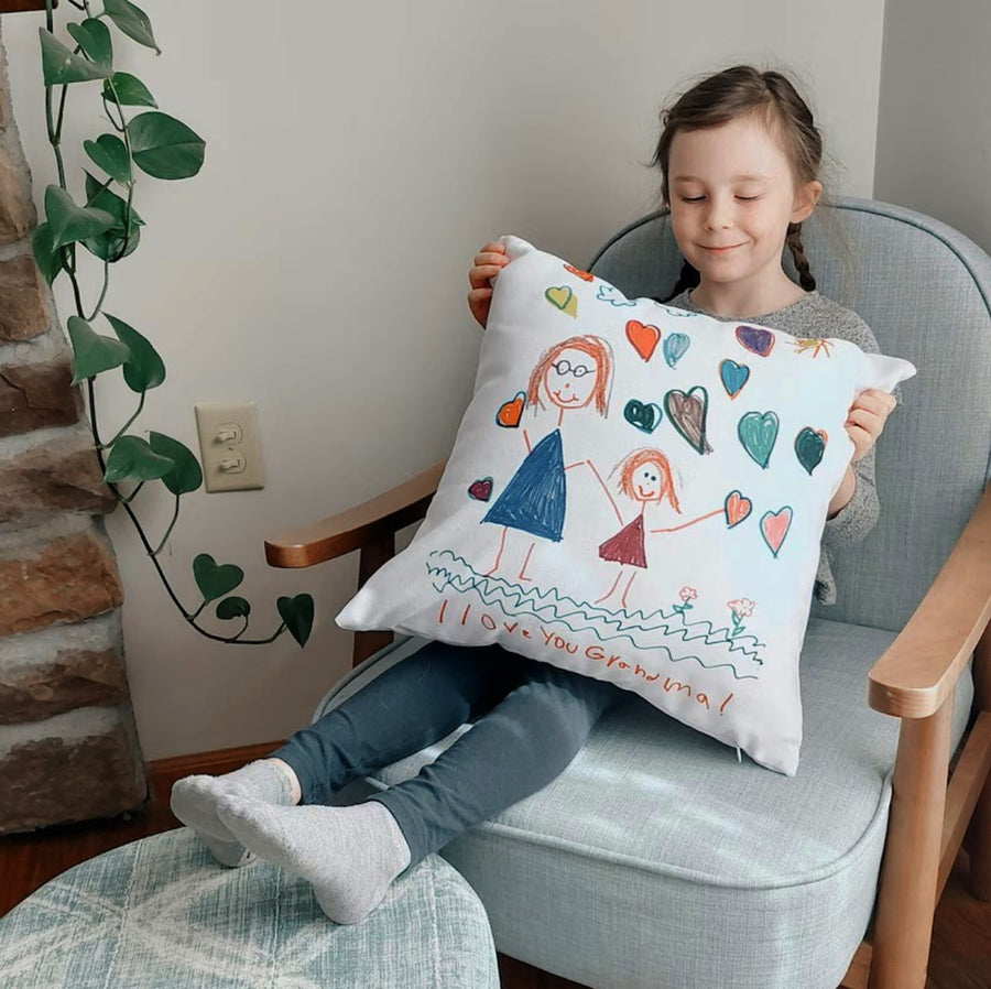 Personalisierter Kissenbezug – Eigene Zeichnung