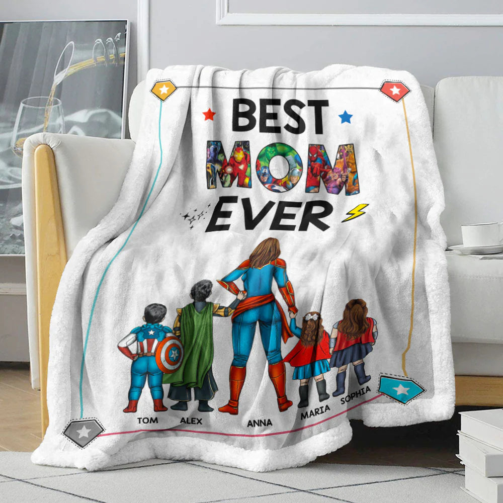 Personalisierte Decke – Die beste Mama der Welt