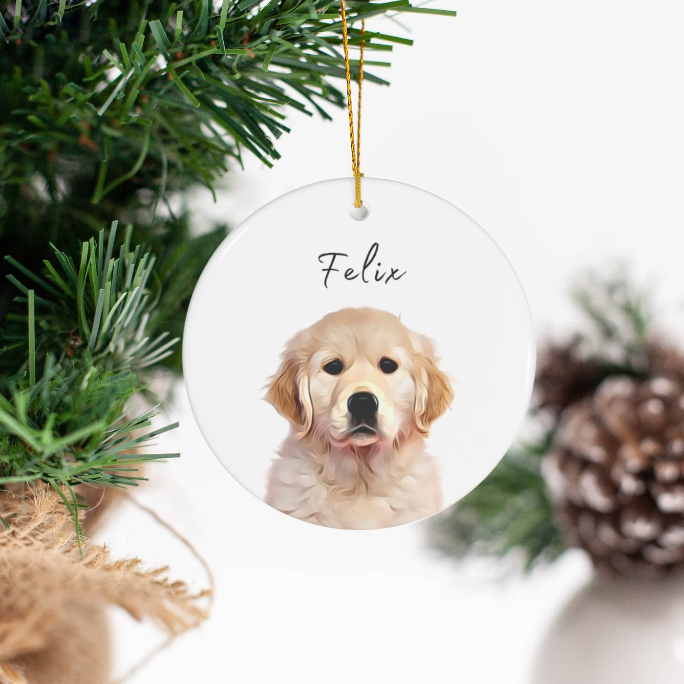Personalisierte Weihnachtsdeko – Mein allerbester Freund