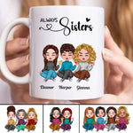 Personlig Mugg - Always Sisters