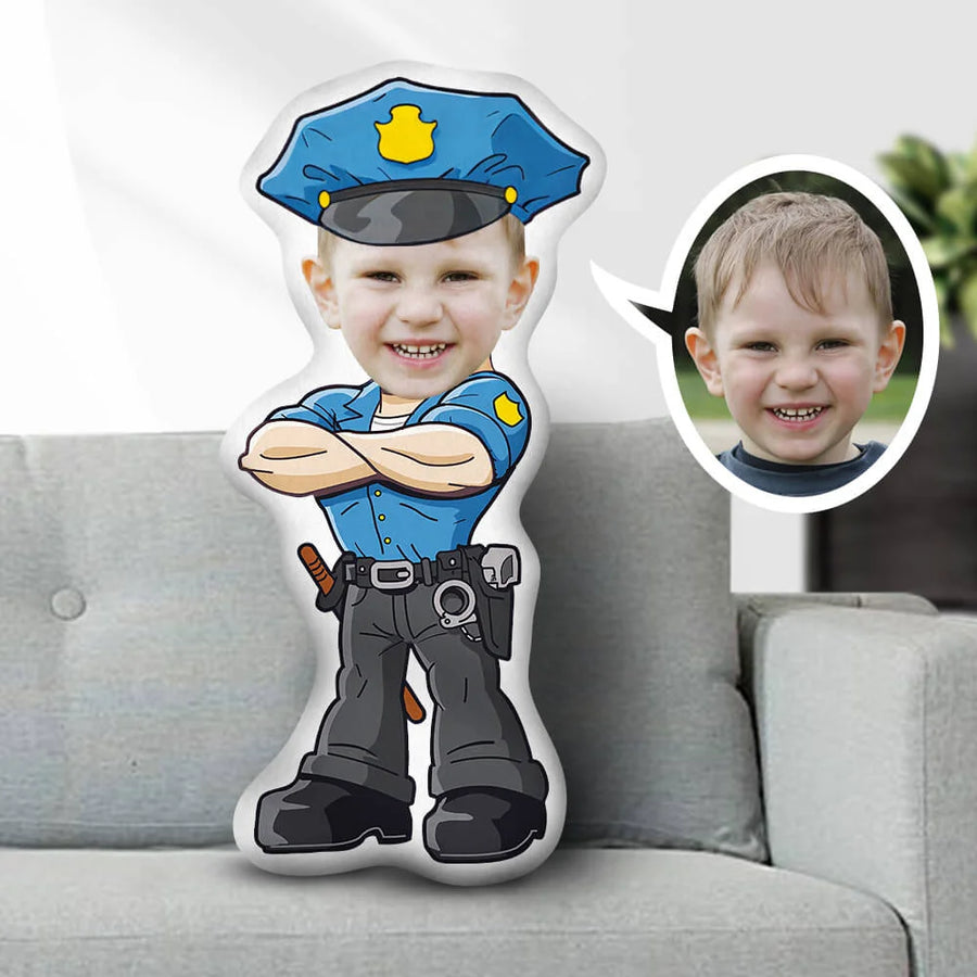 Personalisiertes Polizei-Kissen