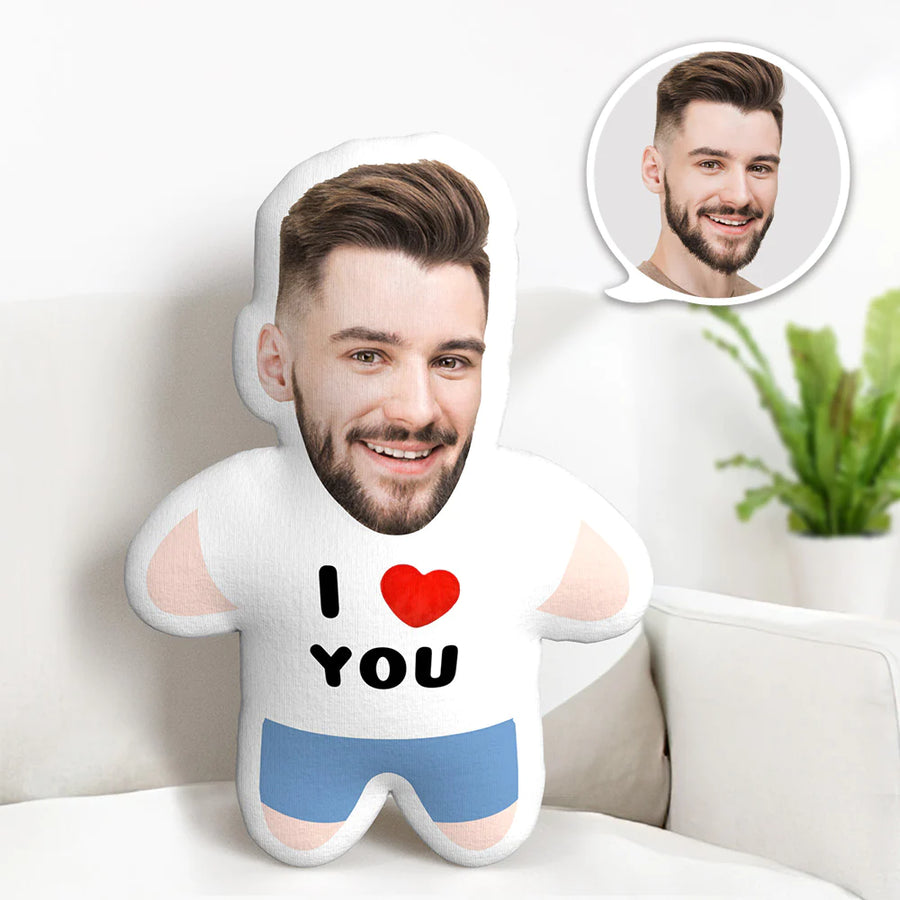 Personalisiertes Kissen – I Love You