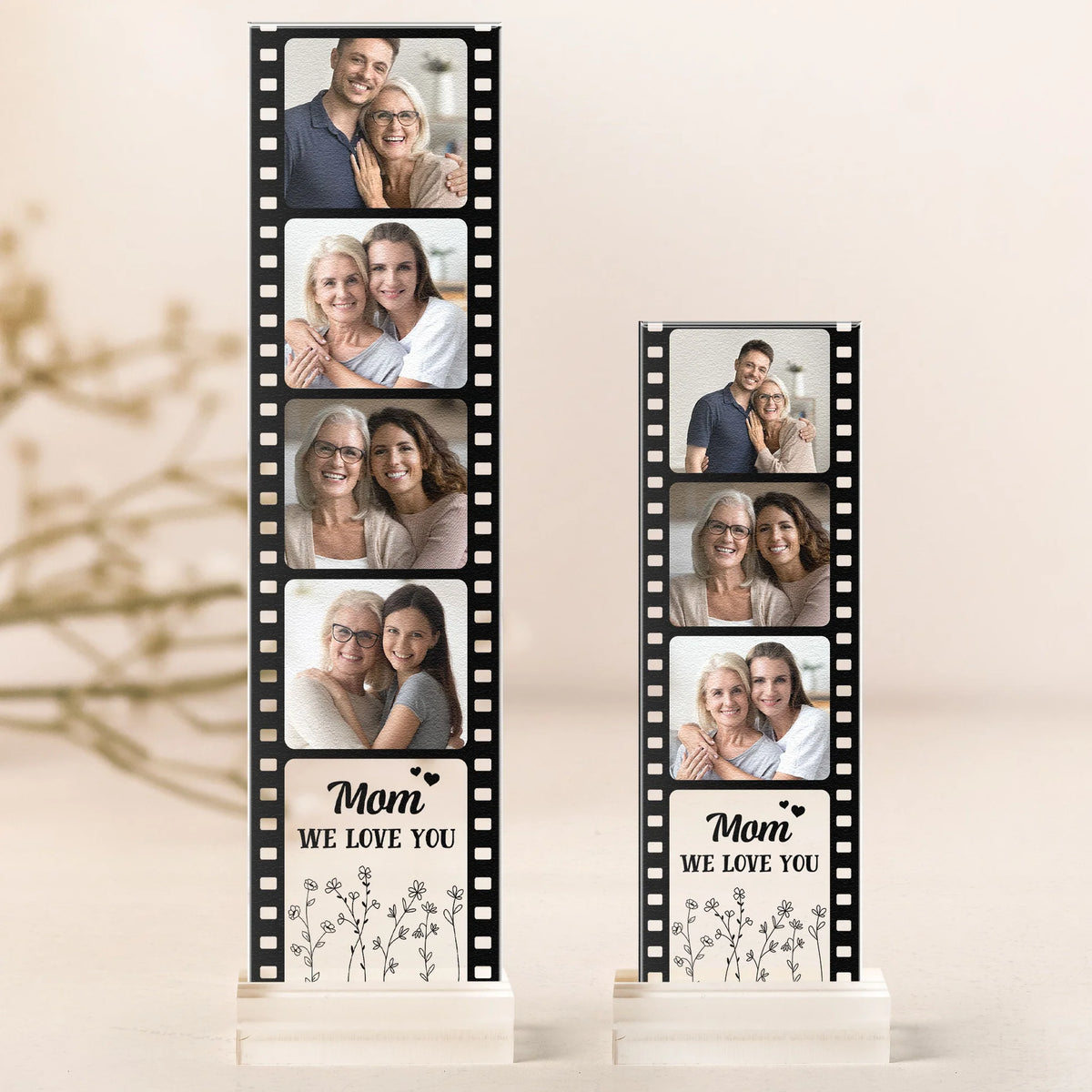 Personlig akrylskilt – Fotofilmstripe