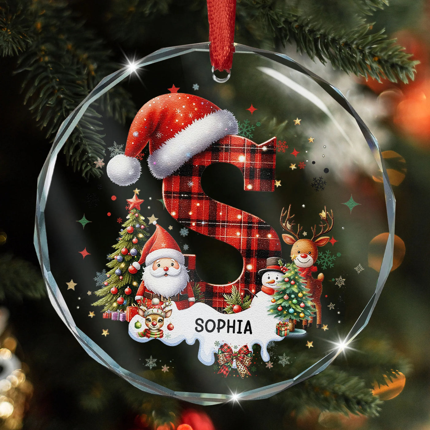 Personalisierter Weihnachtsschmuck – Weihnachtsalphabet
