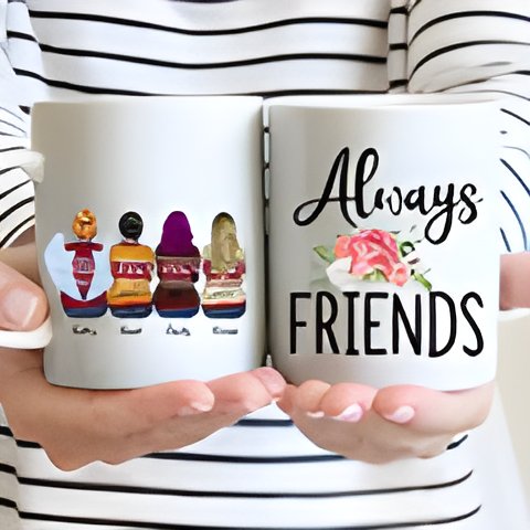 Personalisierte Tasse – Always Friends