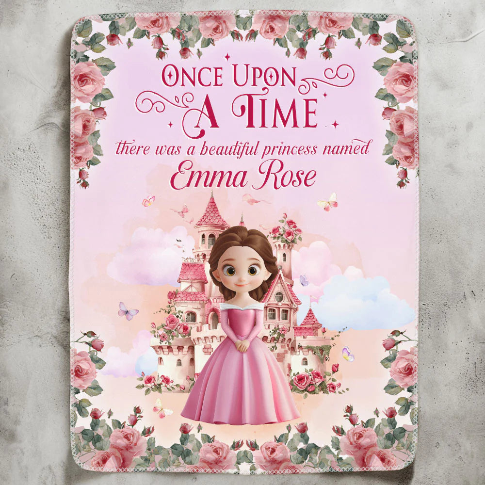 Personlig filt - Vacker prinsessa