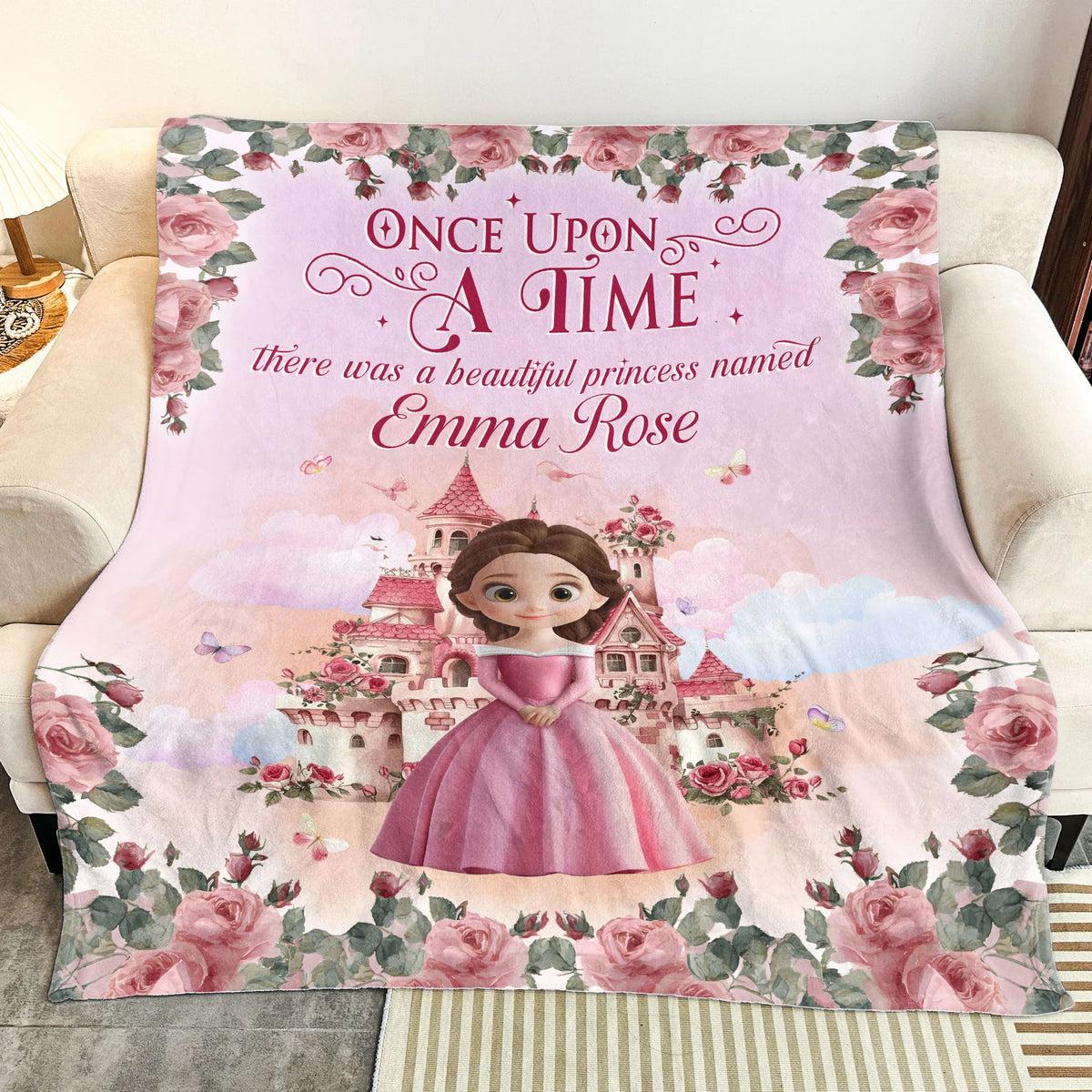 Personlig teppe – Vakker prinsesse
