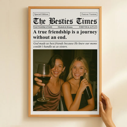Personlig fotoposter - Tidningen The BFF Times