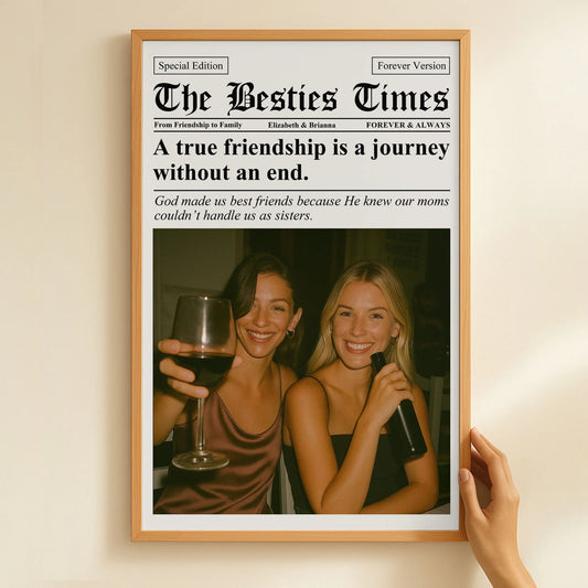 Personlig fotoposter - Tidningen The BFF Times