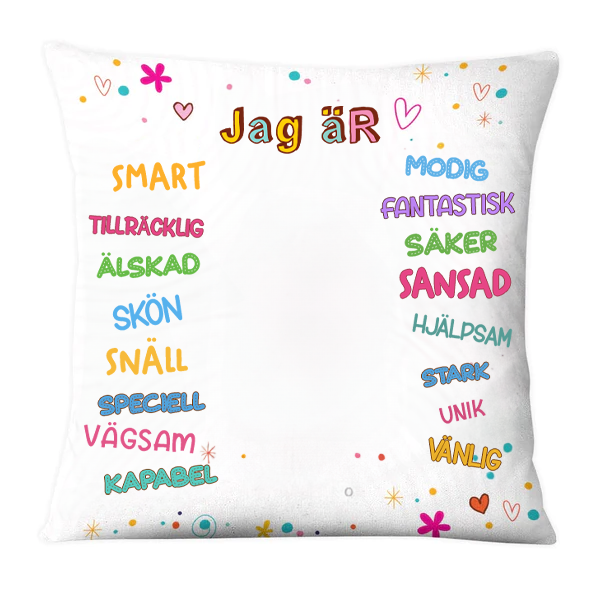Personalisierter Kissenbezug – Affirmations-Kissen