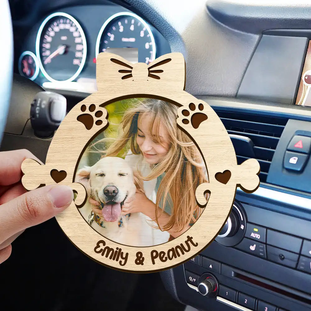 Personalisierter Sonnenblendenclip fürs Auto – Für immer pelziger Freund