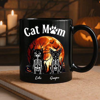 Personalisierte Tasse – Katze Hund Haustier Skelett