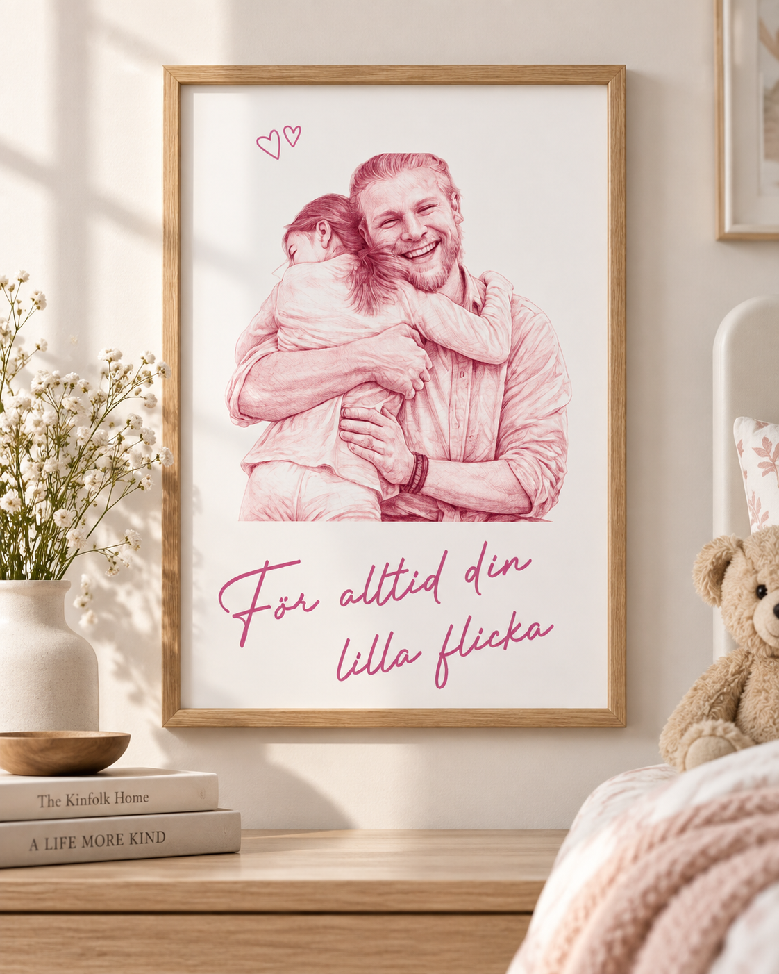 Personlig fotoplakat – Gave til pappa og ektemann