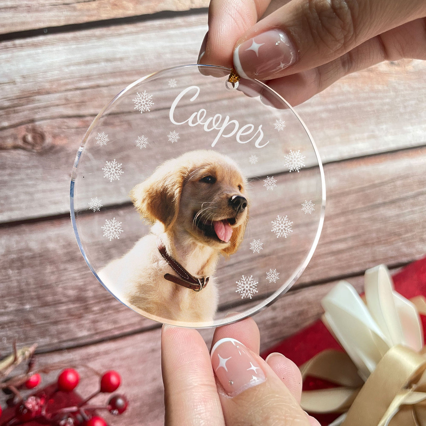 Personalisierte Weihnachtsdeko – Geliebter Freund