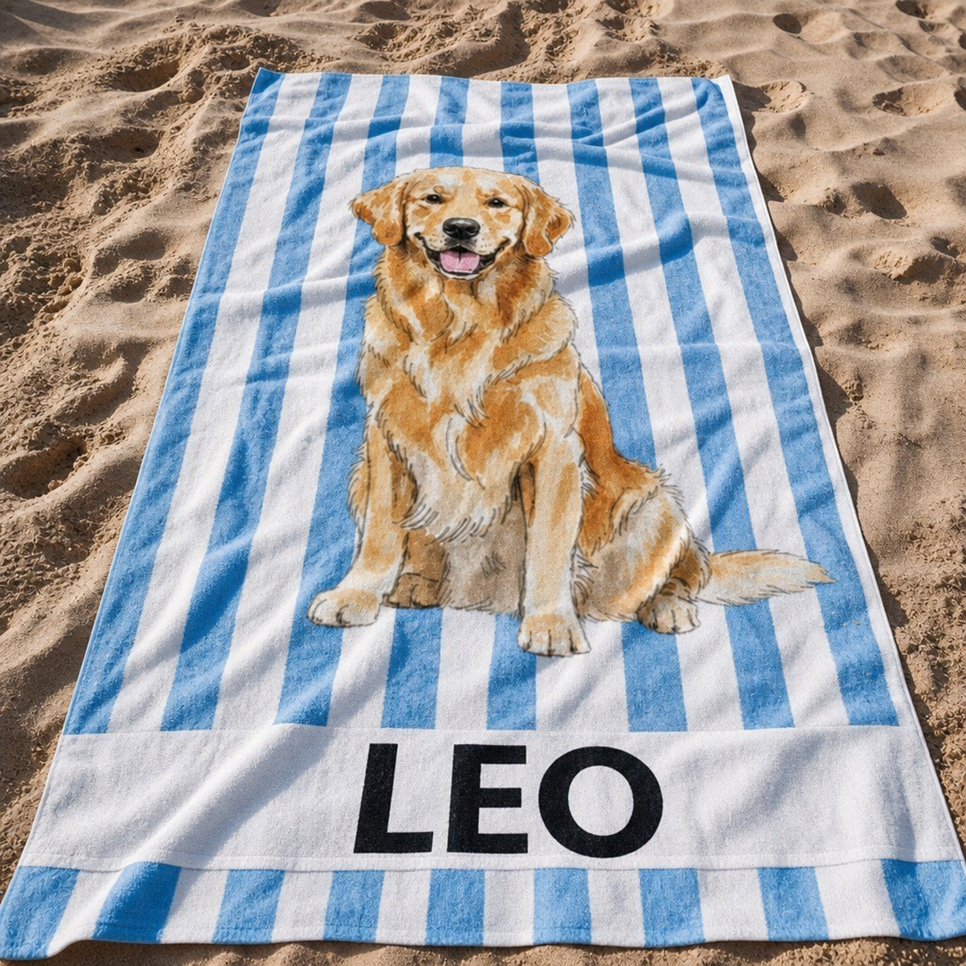 Personalisiertes Handtuch – Geschenk für Tierliebhaber
