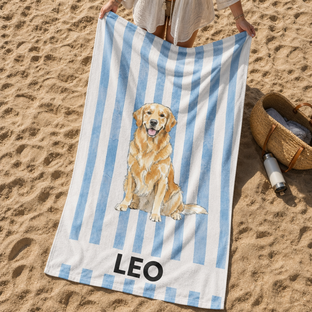 Personalisiertes Handtuch – Geschenk für Tierliebhaber