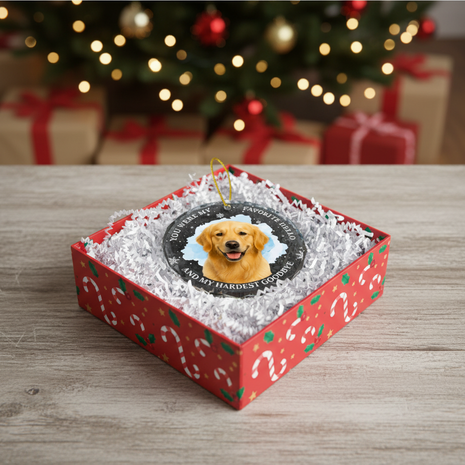 Personalisierter Weihnachtsschmuck – Haustier-Andenken