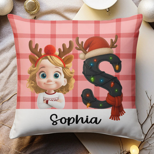 Personligt Kuddfodral - Sött barnalfabet