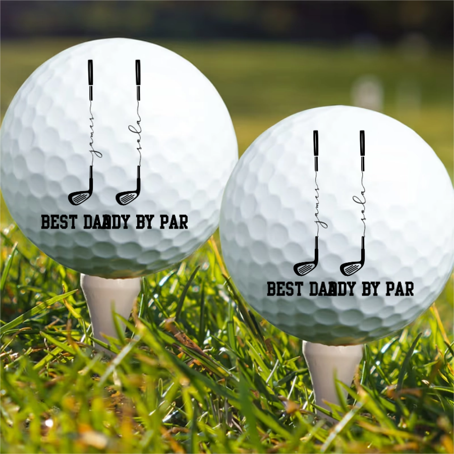 Personalisierter Golfball – Best Papa by Par