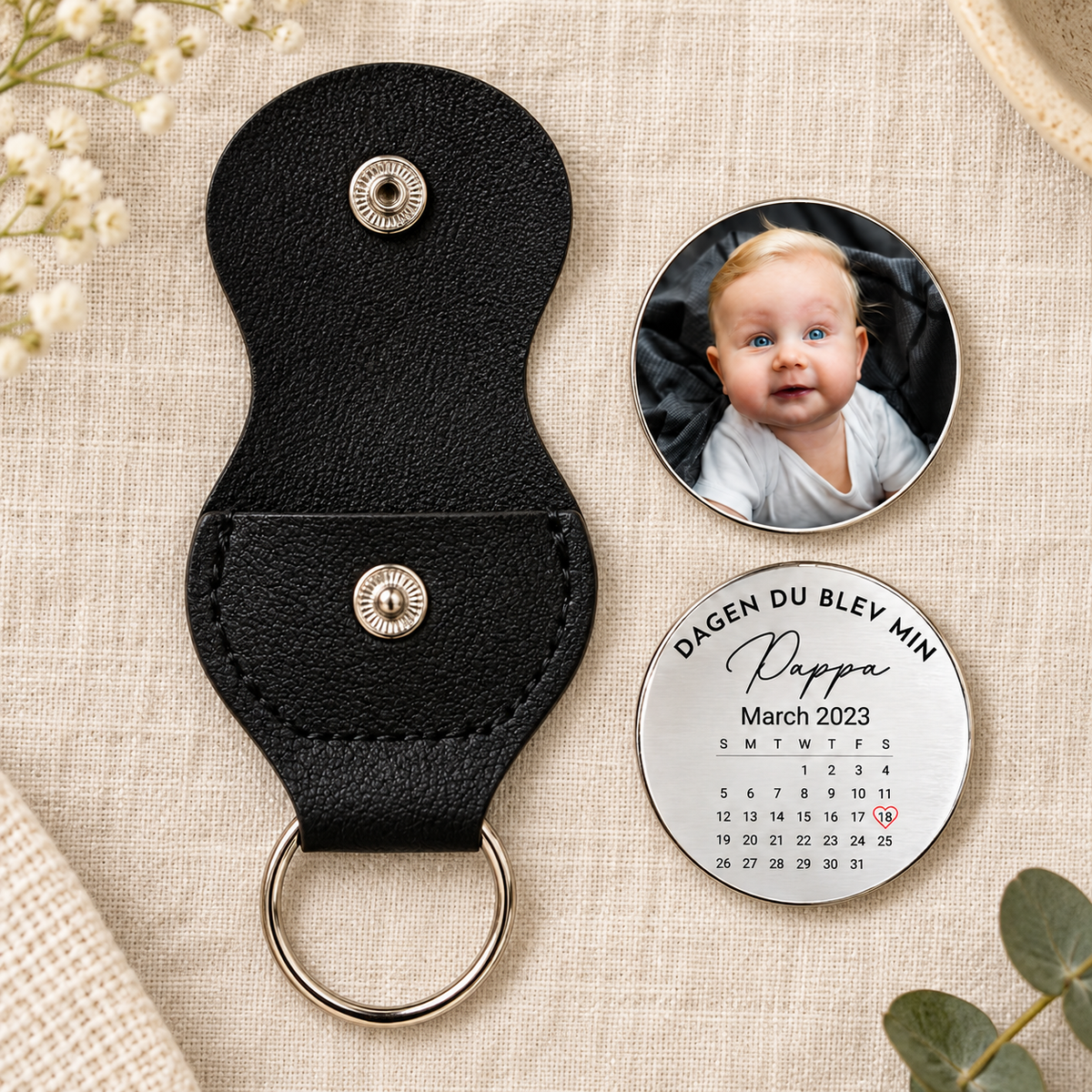 Personlig lommeklem – Dagen du ble pappaen min