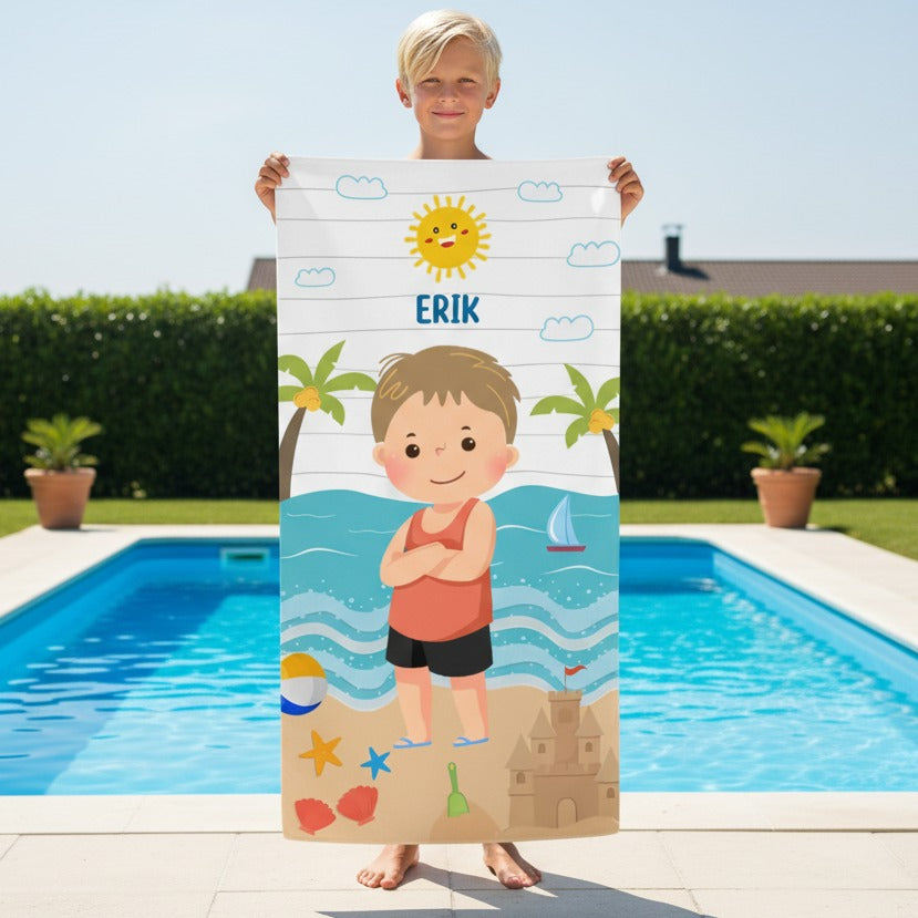 Personlig Handduk För Barn