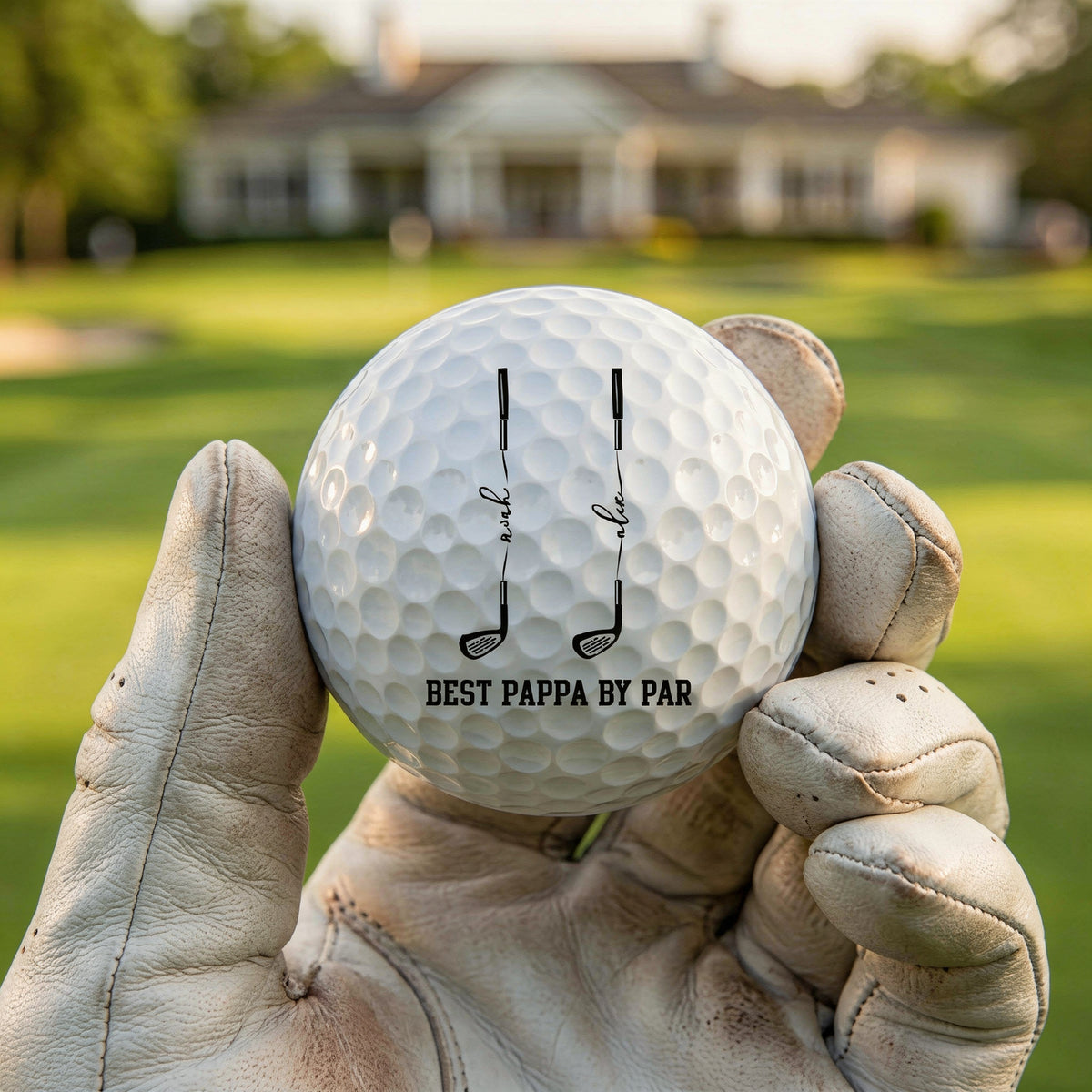 Personlig golfball – Beste pappa by par