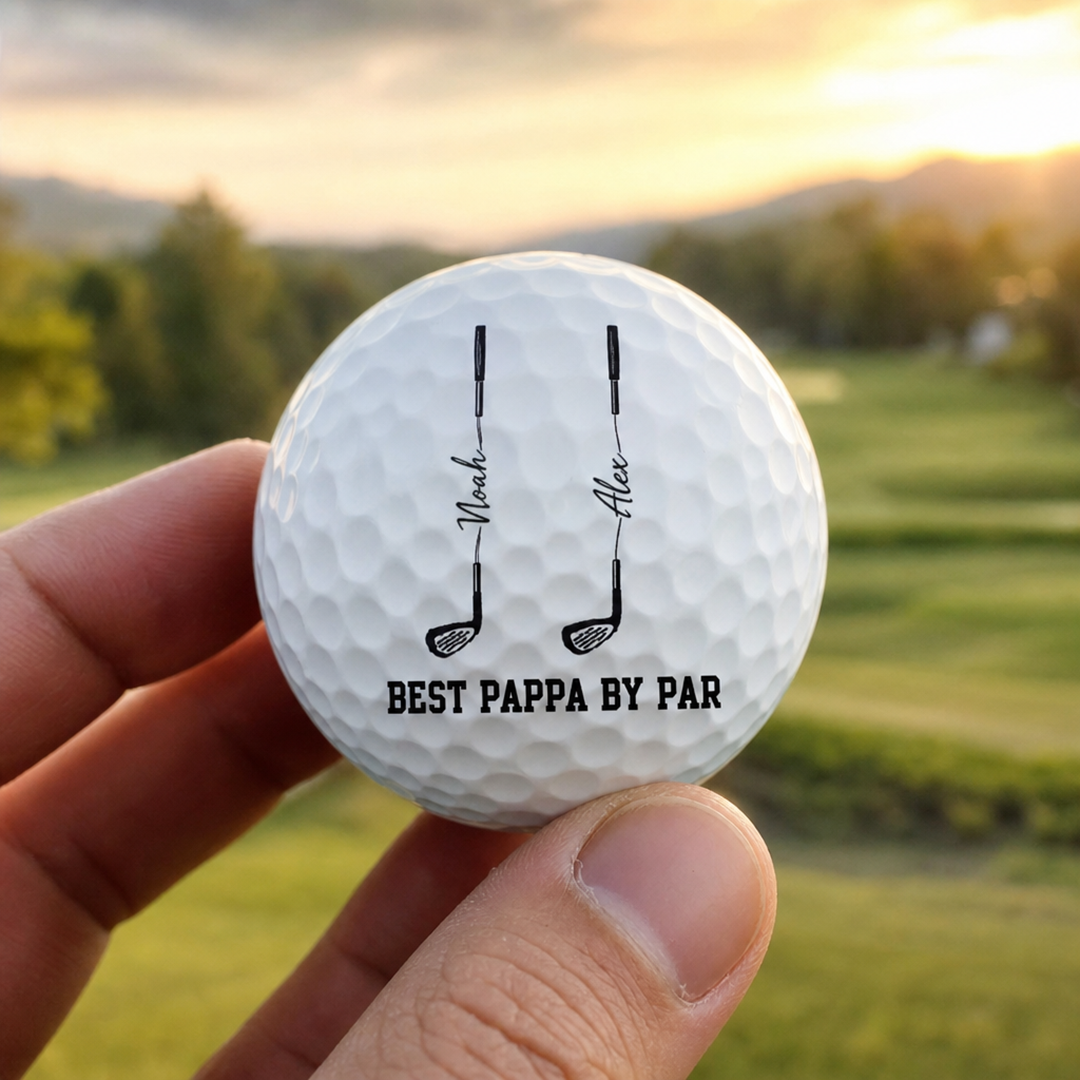 Personlig golfball – Beste pappa by par