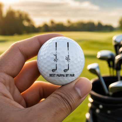 Personalisierter Golfball – Best Papa by Par