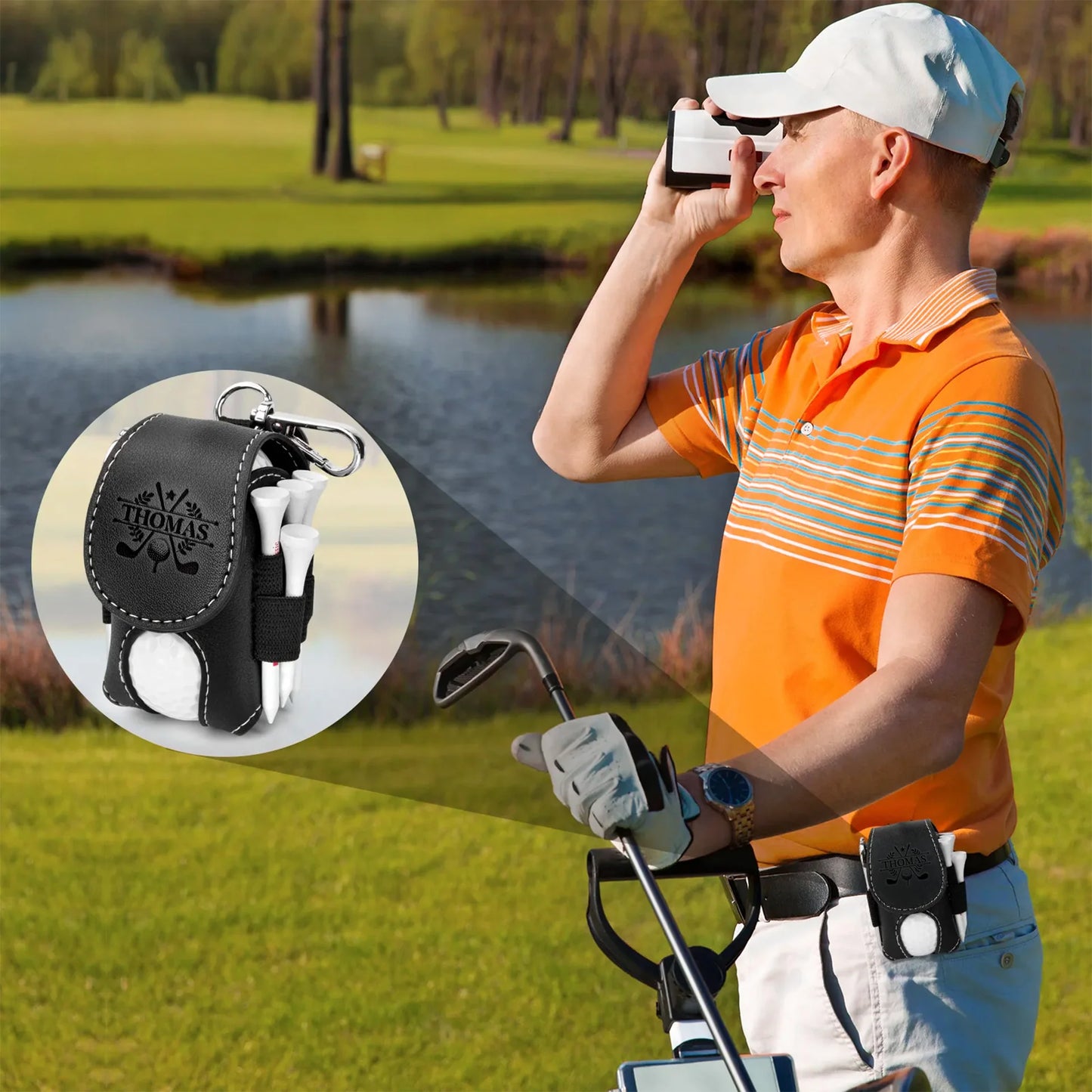 Personlig golfbollshållare - Golfälskare