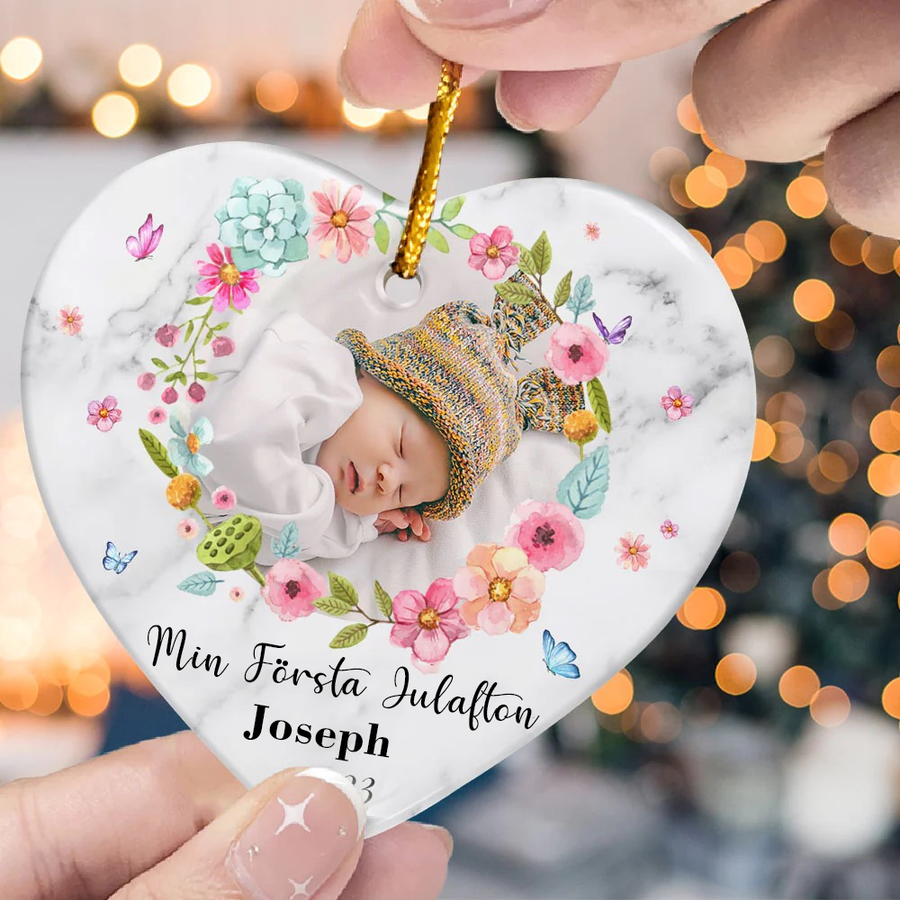 Personalisierter Weihnachtsschmuck – Herz