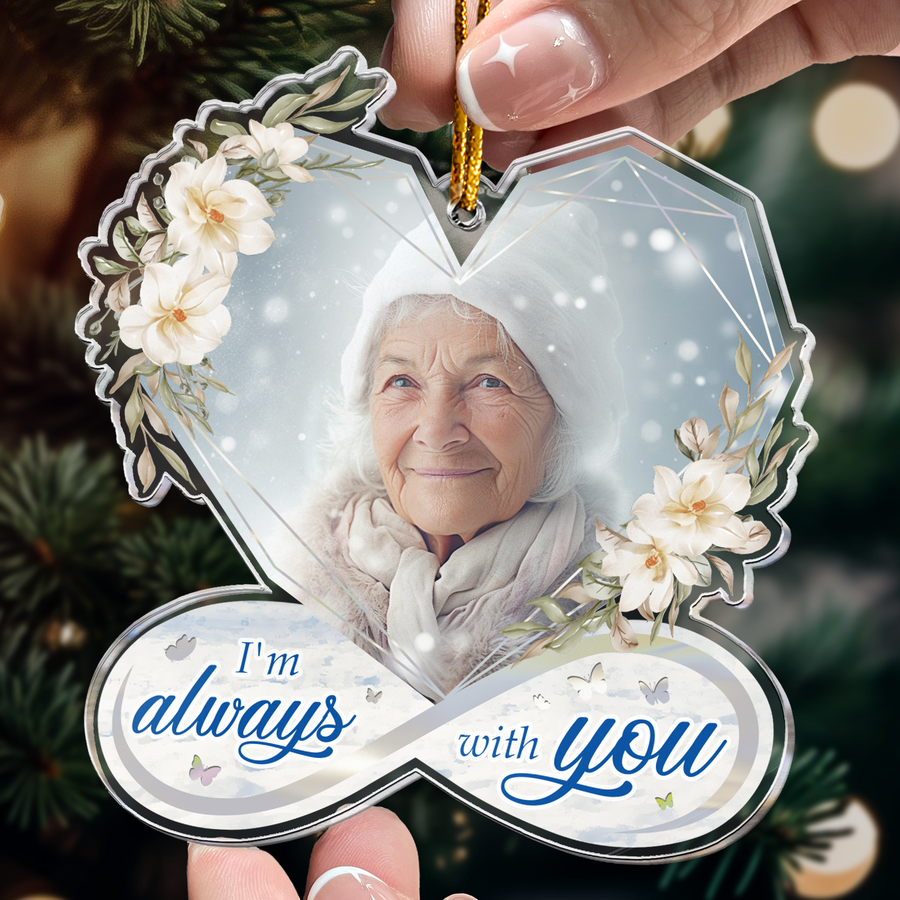 Personalisierter Weihnachtsschmuck – Ich bin immer hier