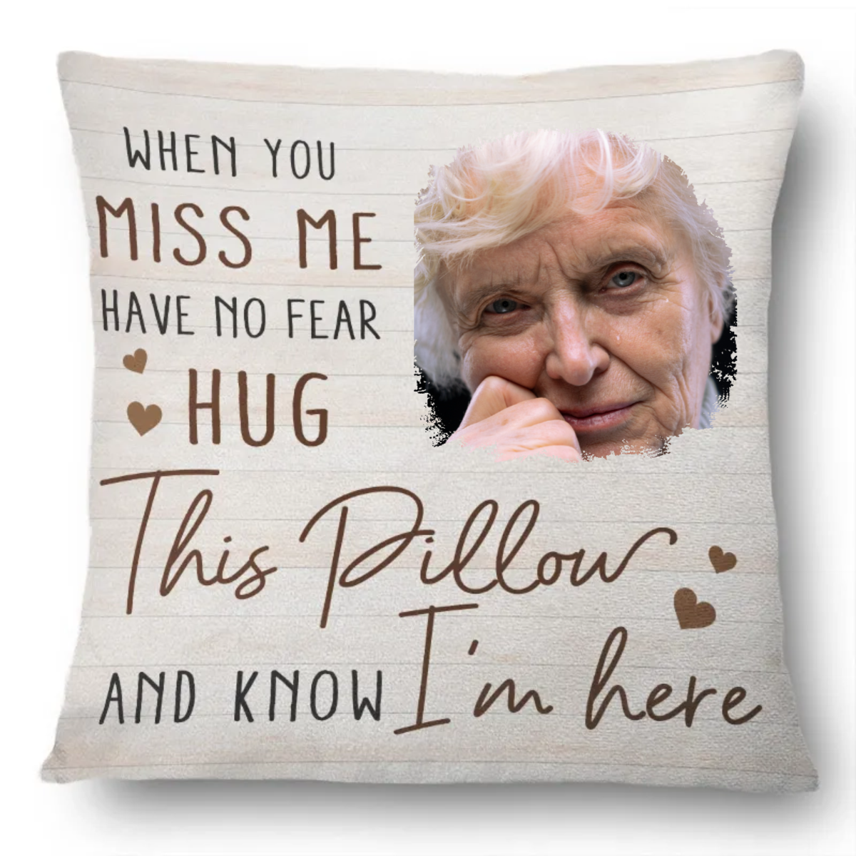 Personalisierter Kissenbezug – Erinnerungsgeschenk