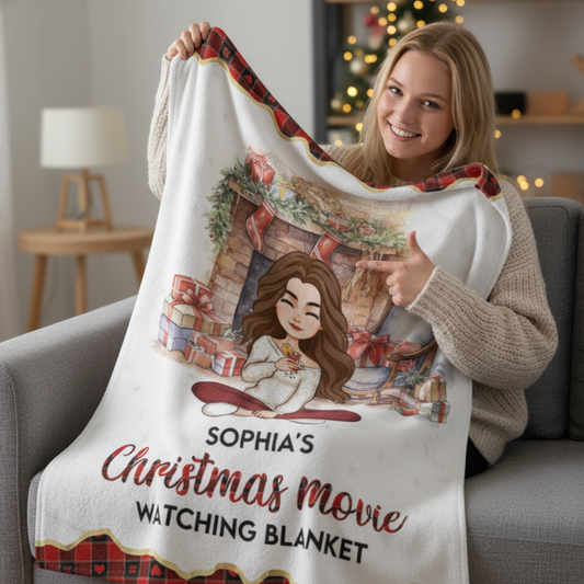 Personlig filt - Min julfilmsfilt