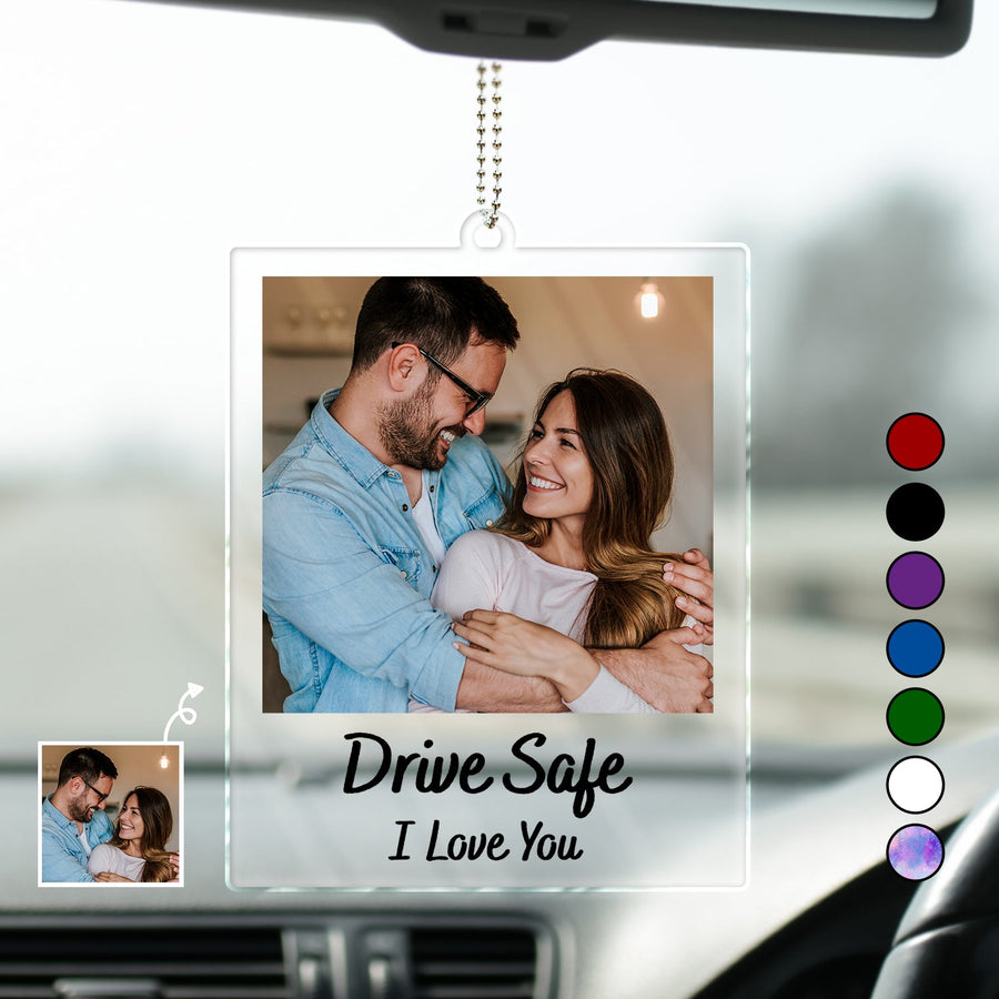 Personalisierter Autoanhänger – Ich liebe dich