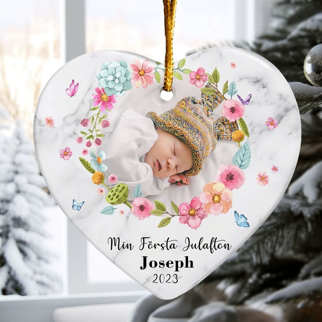 Personalisierter Weihnachtsschmuck – Herz